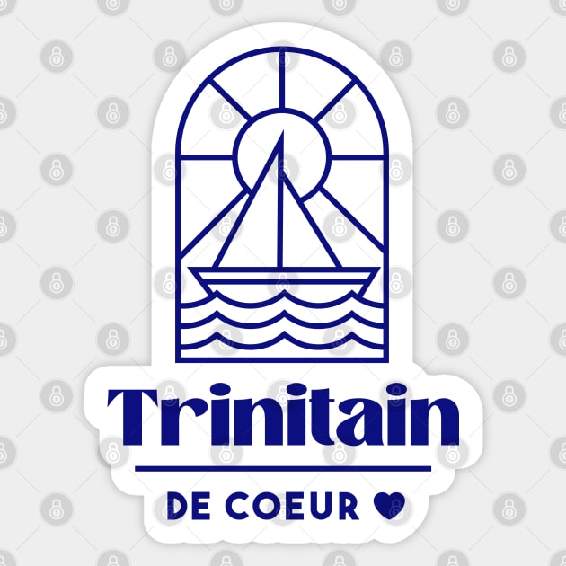 Trinité de coeur - Brittany Morbihan 56 BZH La Trinité sur mer Sticker by Tanguy44